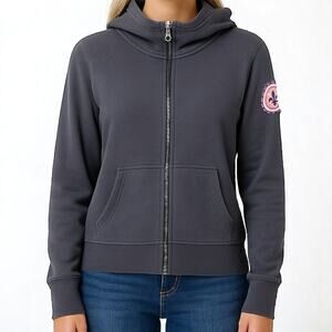 OLD NAVY Funnel Neck Hillsdale Womens Varsity Full Zip Jacket